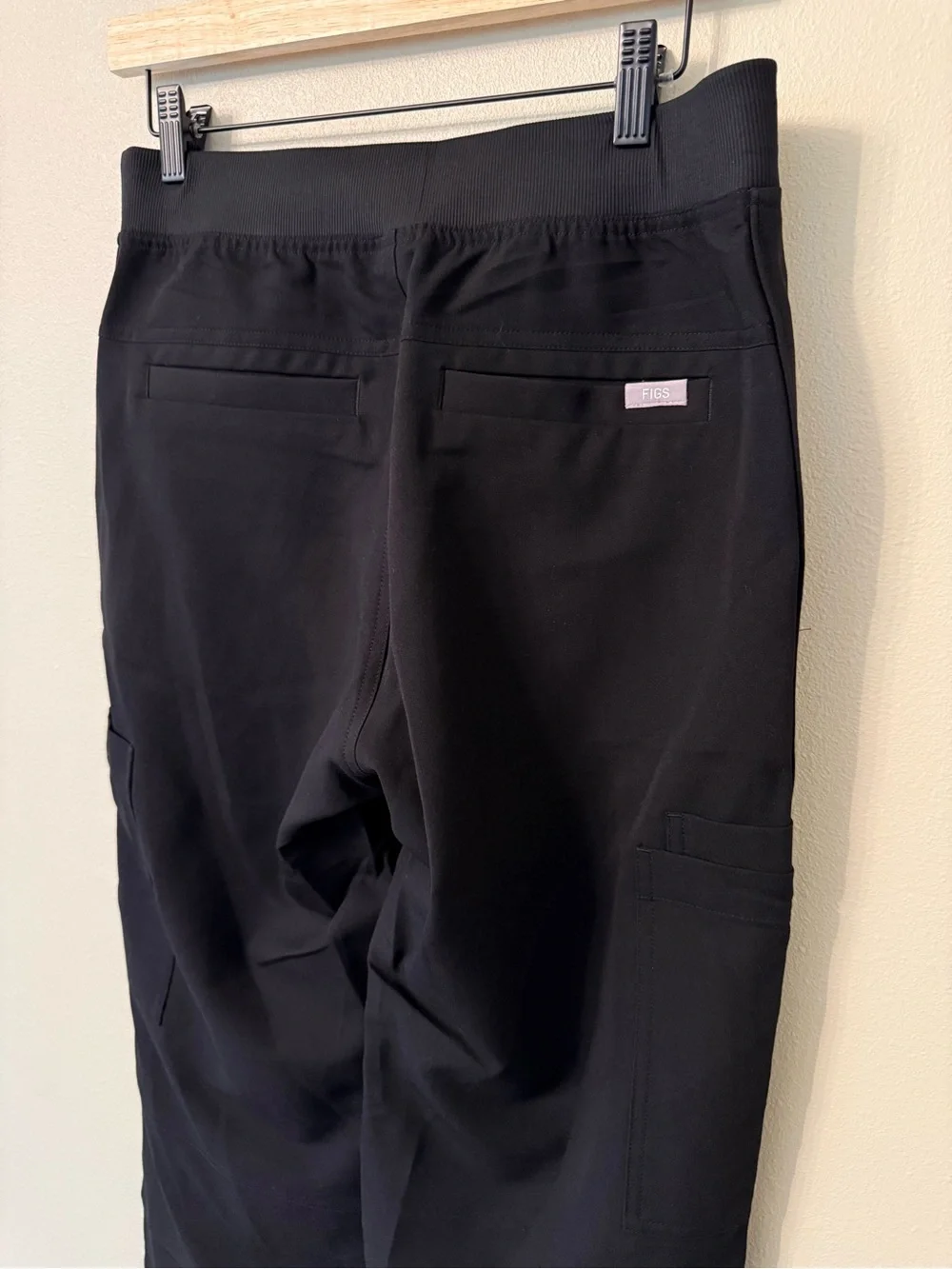 FIGS XTREME Racing Scrub Pants Black Small Tall NWT Rare